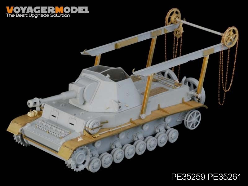Voyager Model PE35259 WWII German Heuschrecke IVb &amp;quot;Grasshopper&amp;quot; for Trumpeter 00373 1/35 – immagine 5