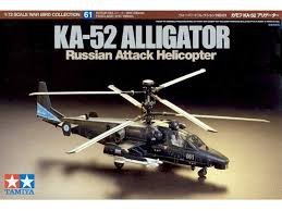 Tamiya 60761 KA-52 Alligator Russian Attack Helicopter 1/72