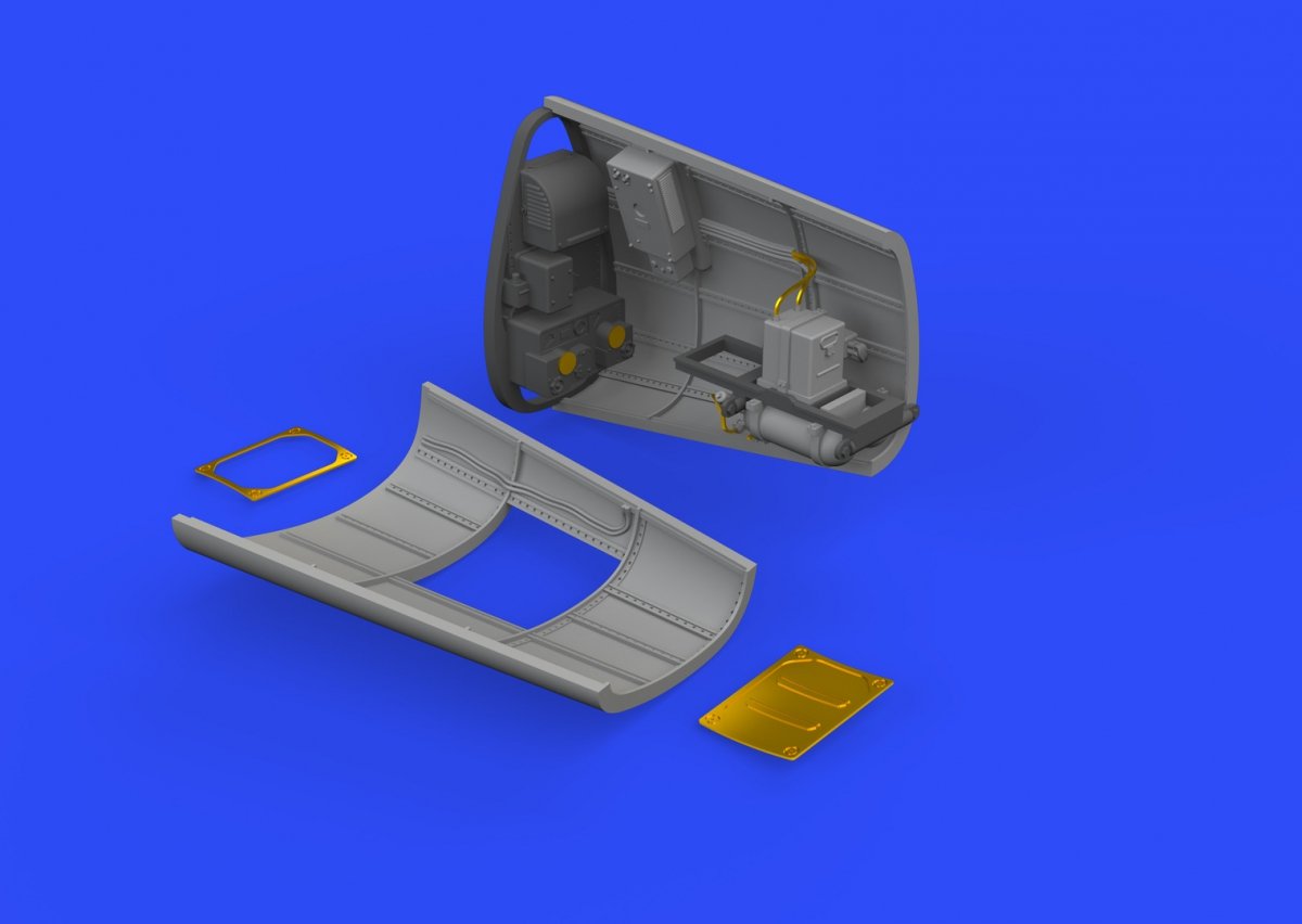Eduard 648257 Bf 109G-2/4 radio compartment EDUARD 1/48 – immagine 3