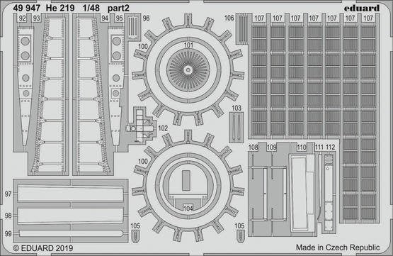 Eduard 49947 He 219 1/48 TAMIYA – image 2