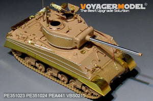 Voyager Model PE351023 WWII US M4A3 (76) w Mid Tank Basic For MENG TS-043 1/35 – immagine 3