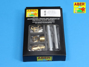 Aber 16L-05 Lufa 88 mm KwK 36 L/56 do czołgu Tiger I z wczesnej produkcji / German 88 mm KwK 36 L/56 Tiger I Early Barrel 1/16 – zdjęcie 10