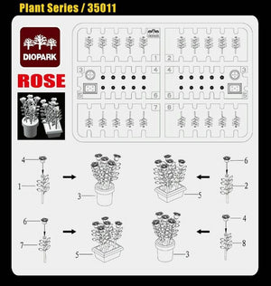 Diopark 35011 Roses (80pcs) 1/35 – imagen 2