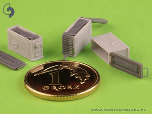 Master GM-35-090 Skrzynki amunicyjne M1 do karabinu Browning M1919 .30cal (7,62mm) (6 szt.) - OTWARTE 1/35 – immagine 2