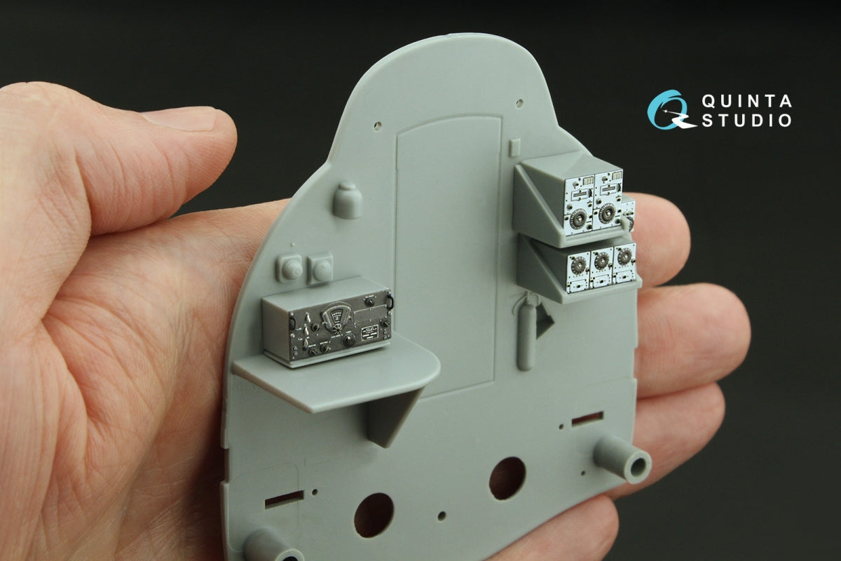 Quinta Studio QD32224 Compartiment de l&amp;#39;opérateur radio pour Boeing B-17G. Intérieur coloré imprimé en 3D sur papier décalcomanie (HK models) 1/32 – image 9
