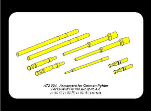 Aber A72004 Armament for German fighter Fw-190 A2-A6 1/72 – zdjęcie 11