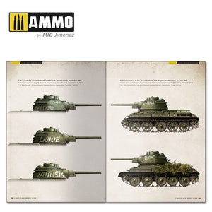 AMMO of Mig Jimenez 6145 T-34 Colors. T-34 Tank Camouflage Patterns in WWII (Multilingual) – imagen 8