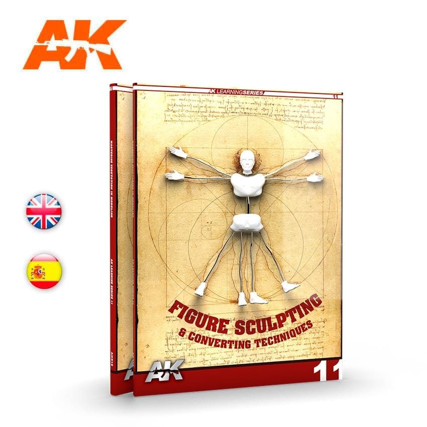 AK Interactive AK512 AK LEARNING 11 : TECHNIQUES DE SCULPTURE ET DE CONVERSION DE FIGURES EN