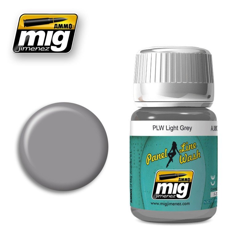 Munitions Mig Jimenez 1600 PLW Gris clair 35 ml