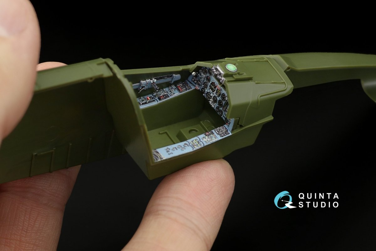 Quinta Studio QDS-48249 Su-25 3D-Printed &amp;amp; colored Interior on decal paper (Zvezda) 1/48 – immagine 3