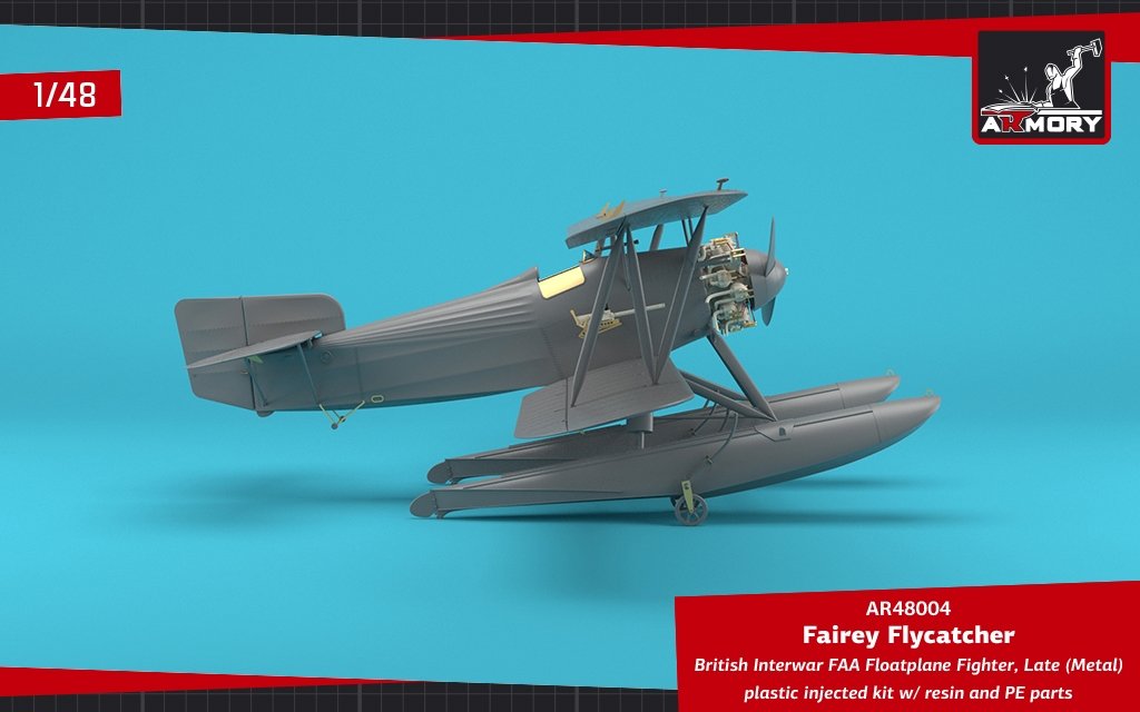 Armory Models 48004 Fairey Flycatcher British Interwar FAA Floatplane Fighter, Late (Metal) 1/48 – imagen 15