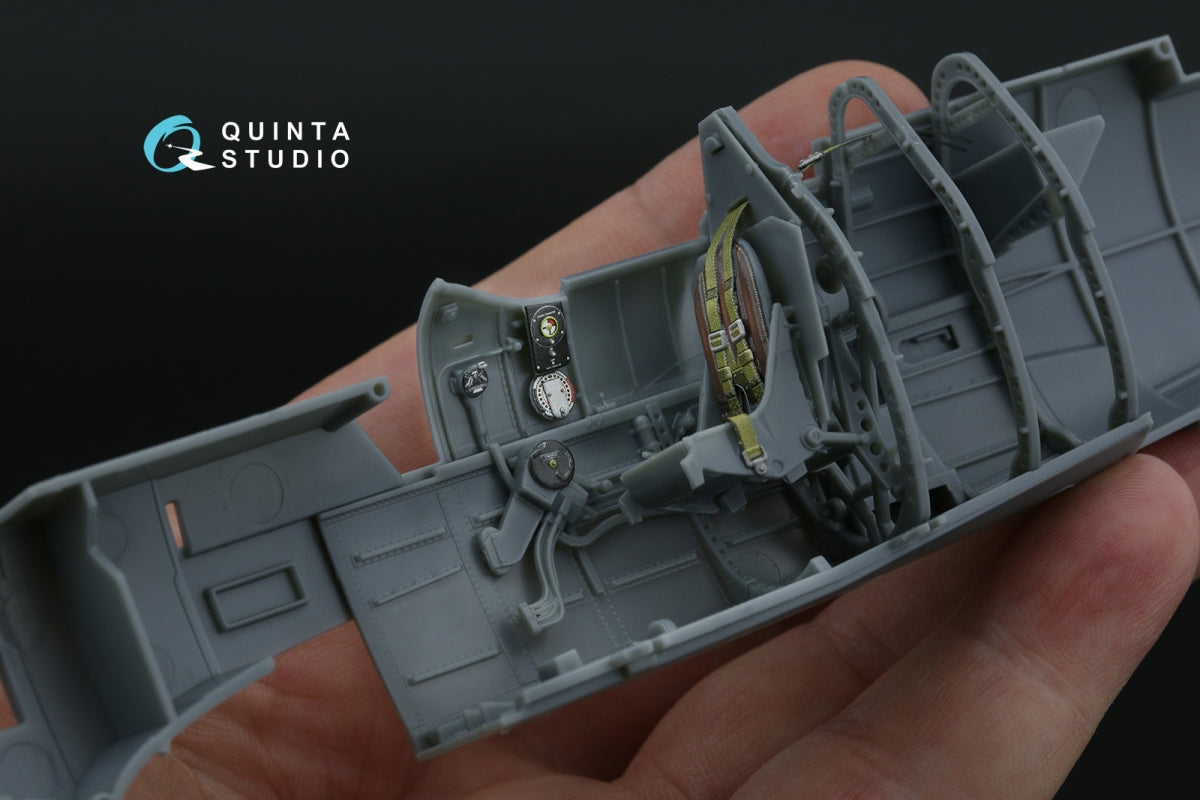 Quinta Studio QD32244 Spitfire Mk.V 3D-Printed &amp;amp; coloured Interior on decal paper (Kotare) 1/32 – immagine 10