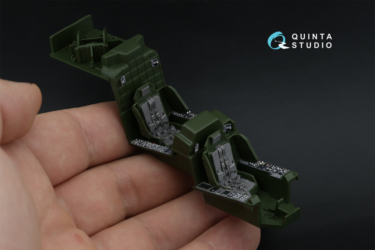 Quinta Studio QD48572 AH-64A 3D-Printed &amp;amp; coloured Interior on decal paper (Academy/Modelist) 1/48 – Bild 8