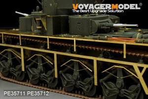 Voyager Model PE35711 WWII Russian T-35 Heavy Tank Basic (Gun barrel Include) (For HobbyBoss 83841) 1/35 – immagine 3