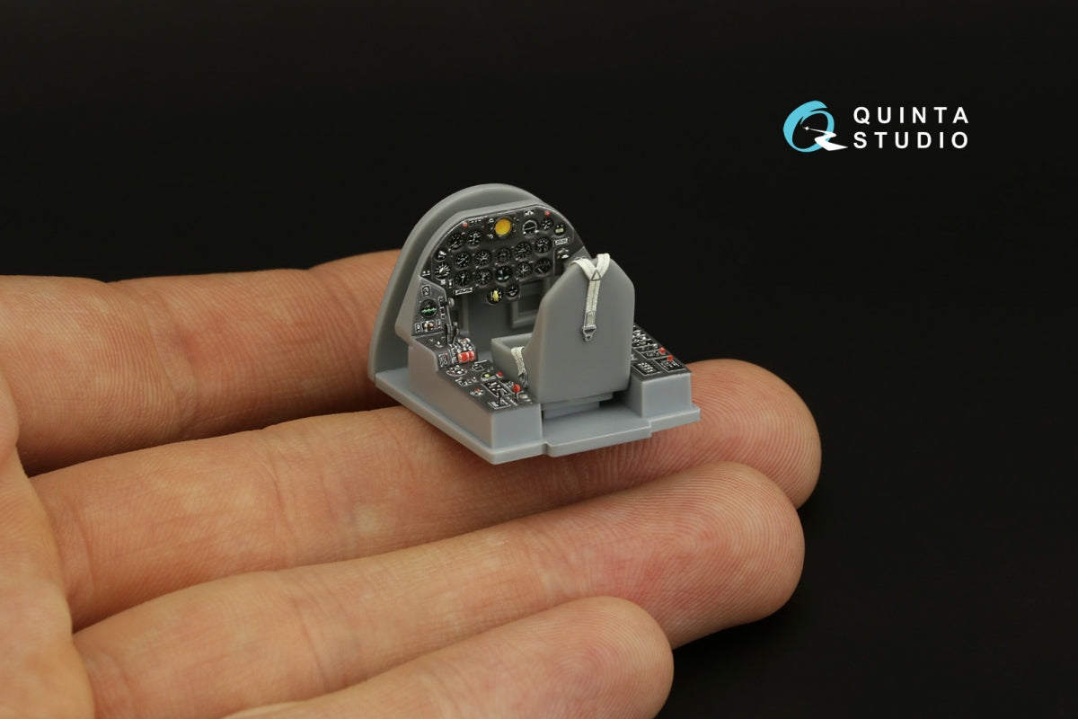 Quinta Studio QD48325 F4U-5N 3D-Printed &amp;amp; coloured Interior on decal paper (Hasegawa) 1/48 – immagine 9