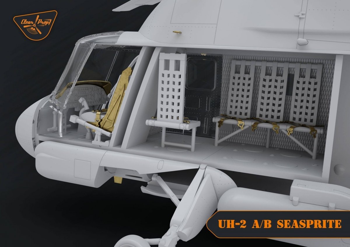 Hélice transparente ! Kit avancé CP72002 UH-2 A/B Seasprite ADVANCED au 1/72 – image 6