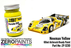 Peinture jaune Porsche Newman Zero Paints ZP-1230, 60 ml