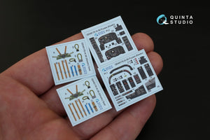 Quinta Studio QD48179 IA 58 Pucara 3D-Printed &amp;amp; coloured Interior on decal paper (for Kinetic kit) 1/48 – immagine 2