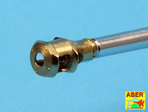 Aber 35L-137 U.S 76 mm M1A2 barrel with muzzle brake for Sherman M4 &amp;amp; M-18 Hellcat 1/35 – zdjęcie 5