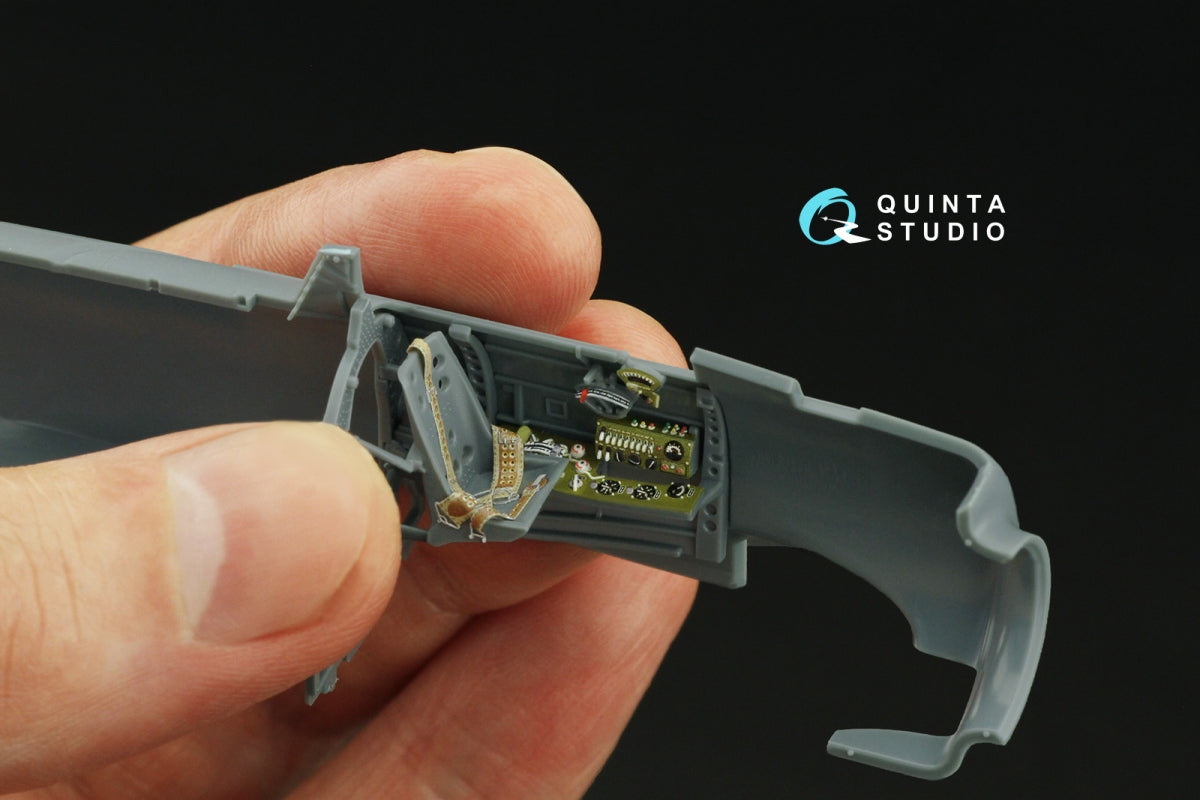 Quinta Studio QD48492 A6M2 Zero Mitsubishi Production 3D-Printed coloured Interior on decal paper (Eduard) 1/48 – imagen 8