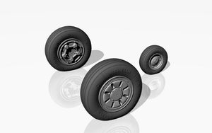 Armory Models AW48314 F-22 Raptor wheels w/ weighted tyres 1/48 – zdjęcie 5