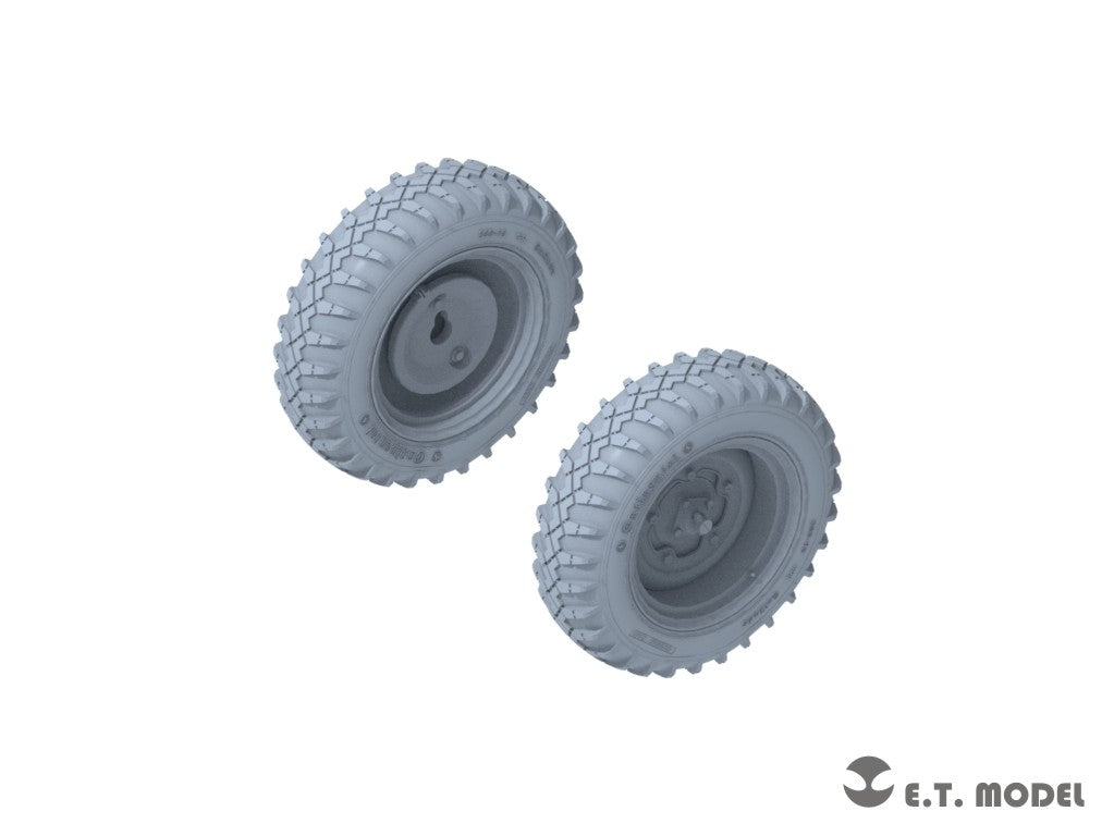 E.T. Model P35-136 WWII German Schwimmwagen Type166 Sagged wheels Wide For TAMIYA Kit 1/35 – immagine 4