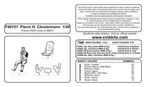 CMK F48151 RAF Aces WWII P.Clostermann 1/48 – immagine 2