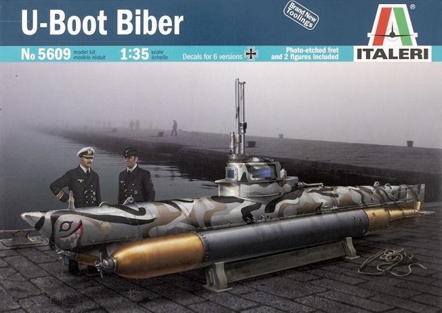 Italeri 5609 German Biber Midget Submarine 1/35