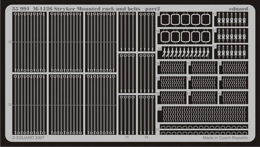 Eduard 35991 M-1126 Mounted rack and belts 1/35 Trumpeter – immagine 2