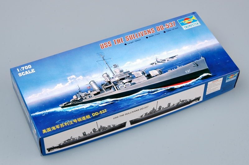 Trumpeter 05731 USS The Sullivans DD-537 1/700 – Bild 2
