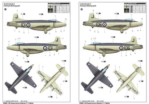 Trumpeter 02866 Supermarine Attacker F.1 Fighter 1/48 – Bild 3