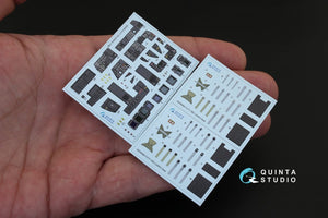Quinta Studio QD48112 F-15I 3D-Printed &amp;amp; coloured Interior on decal paper (for GWH kit) 1/48 – immagine 3