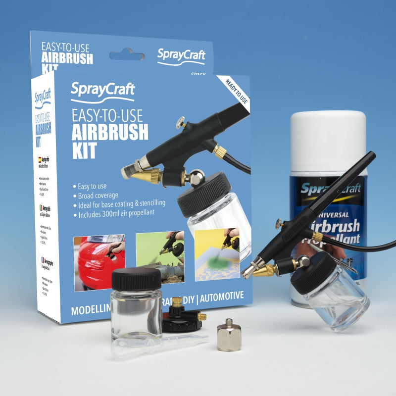SprayCraft SP15K Easy-To-Use Airbrush Kit 0,8 mm