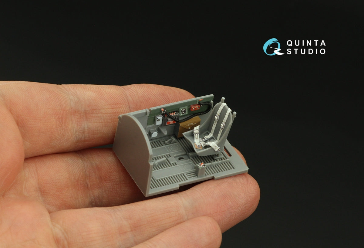 Quinta Studio QD48336 P-47D Thunderbolt Razorback 3D-Printed &amp;amp; coloured Interior on decal paper (Tamiya) 1/48 – imagen 5