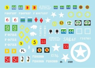 Star Decals 35-C1331 Voitures blindées britanniques n° 3. Voiture de reconnaissance Dingo. Du Corps expéditionnaire britannique à la Victoire en Europe. Échelle 1/35 – image 2