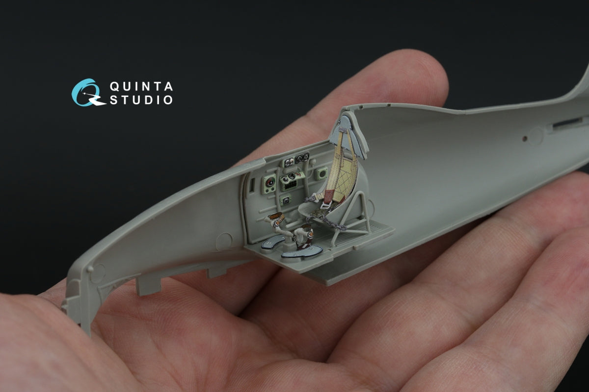 Quinta Studio QD48467 Macchi MC.200 Saetta (Late) 3D-Printed coloured Interior on decal paper (Italeri/Tamiya) 1/48 – Bild 12