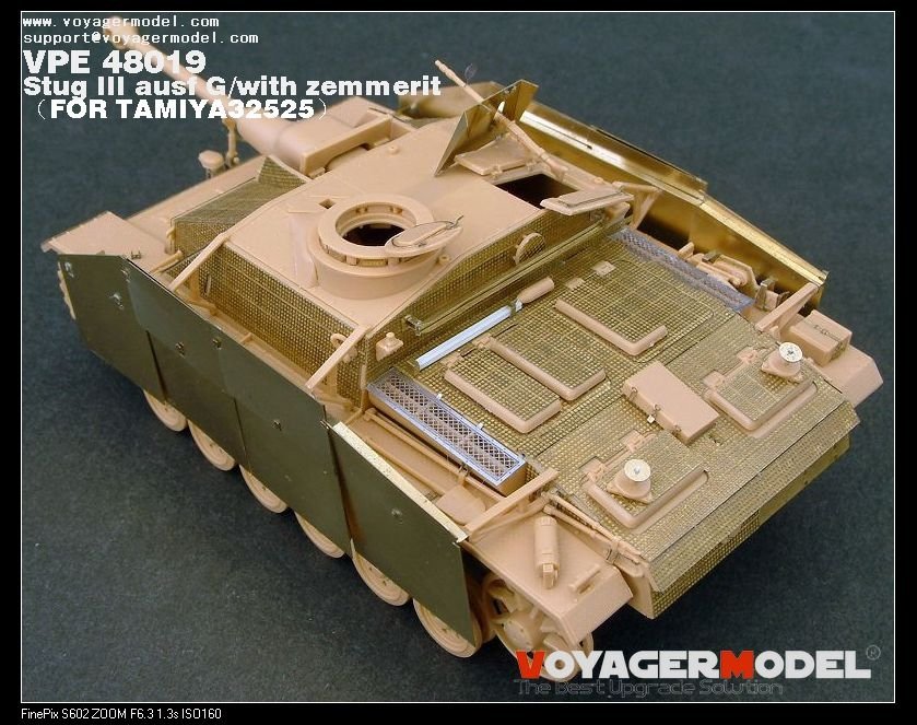 Voyager Model VPE48019 Stug III ausf G/with zemmerit 1/48 – immagine 7