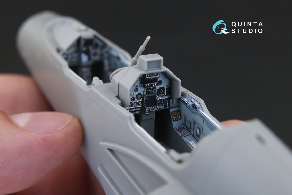 Quinta Studio QD48115 Mirage 2000B 3D-Printed &amp;amp; coloured Interior on decal paper (for Kinetic kit) 1/48 – zdjęcie 7