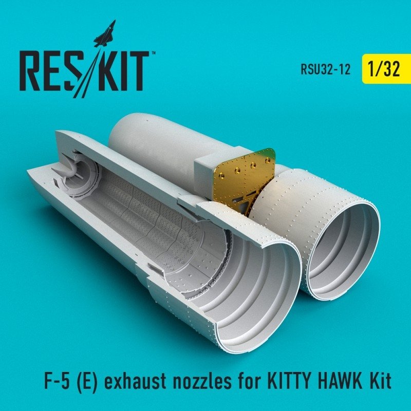 Buses d'échappement RESKIT RSU32-0012 F-5E / RF-5E pour kit KITTY HAWK 1/32 