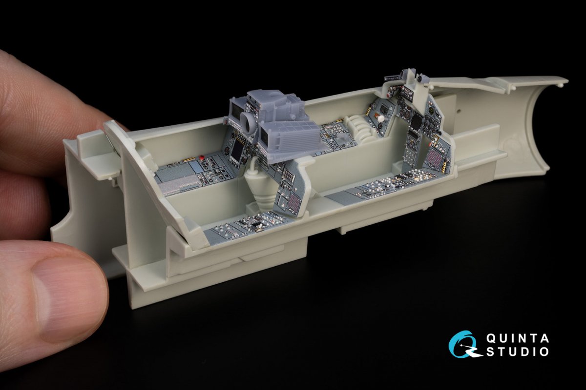 Quinta Studio QD+48204 Tornado ECR German 3D-Printed &amp;amp; coloured Interior on decal paper (Revell) (with 3D-printed resin parts) 1/48 – zdjęcie 13
