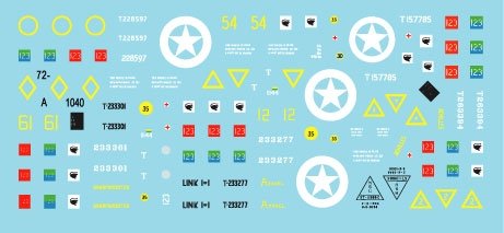 Star Decals 72-A1040 British Sharpshooters 75th D-Day Special. Sherman tanks of 3rd/4th County of London Yeomanry 1/72 – immagine 3