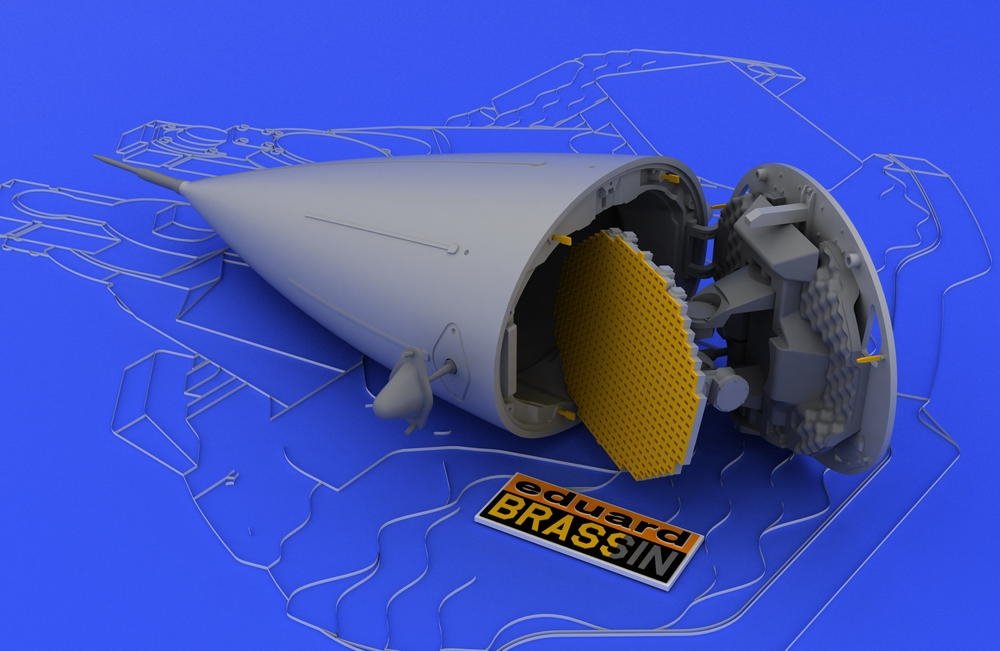 Eduard 648033 F-16 radar late 1/48 (Tamiya) – immagine 3