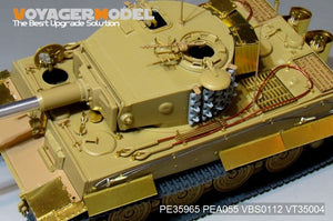 Maquette Voyager PE35965 Char Tiger I allemand de la Seconde Guerre mondiale, production tardive, pour RFM 5015, échelle 1/35  – image 13