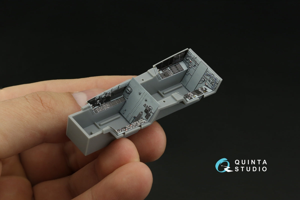 Quinta Studio QD48373 F/A-18F late / EA-18G 3D-Printed &amp;amp; coloured Interior on decal paper (Hobby Boss) 1/48 – imagen 11