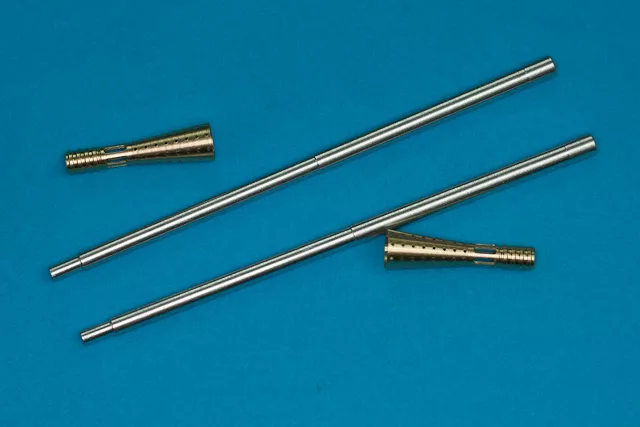 RB Model 35B105 5.5cm Flak barrels Used in prototype of E-50 &amp;quot;Flakpanzer&amp;quot; Set include 2 complete barrels 1/35 – immagine 4