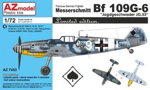 AZ Modèle AZ7453 Messerschmitt Bf 109G-6 Jagdgeschwader JG.53 1/72