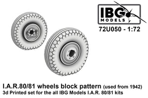 IBG 72U050 IAR 80/81 Wheels Block Pattern (used from 1942) 1/72