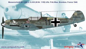 Wingsy Kits D5-08 German WWII Fighter MESSERSCHMITT Bf 109 E-3 1/48 – zdjęcie 14