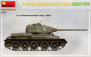 MiniArt 37085 T-34/85 CZECHOSLOVAK PROD. EARLY TYPE 1/35 – immagine 3