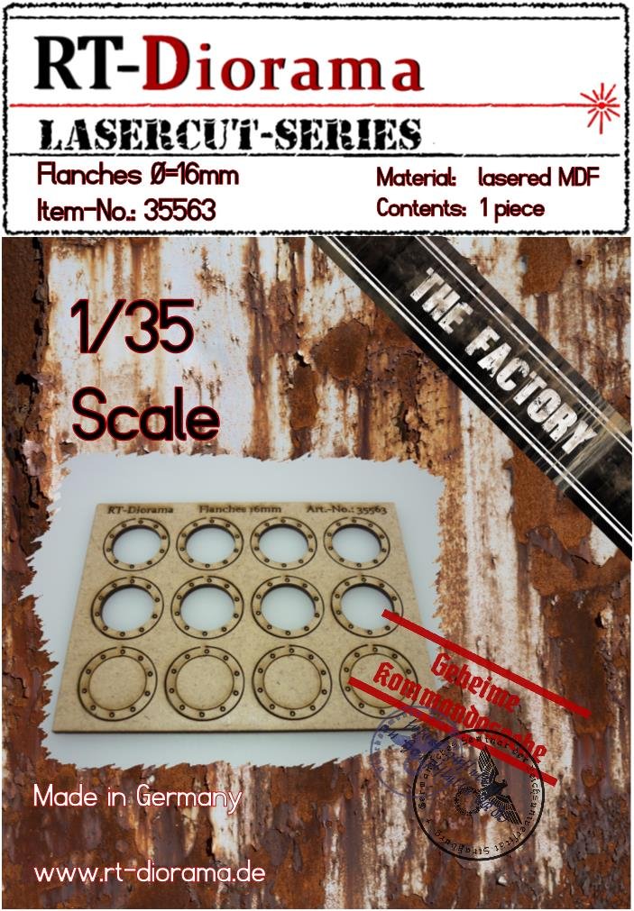RT-Diorama 35563 Flanches D=16mm 1/35